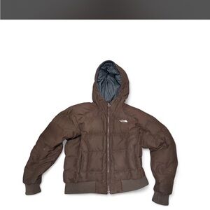 The North Face Chocolate Brown Hooded Jacket